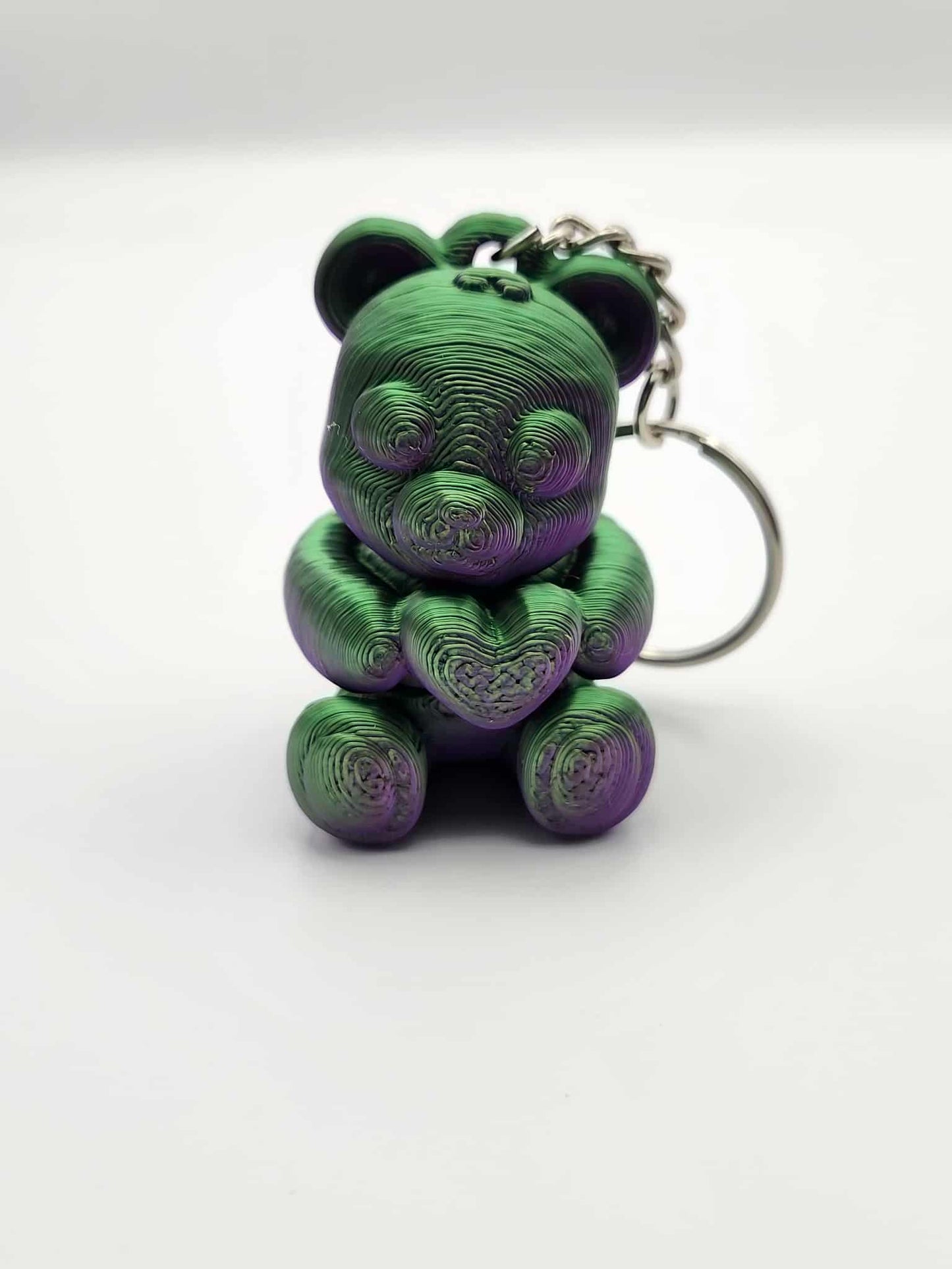 Valentines Teddy Bear Keychain