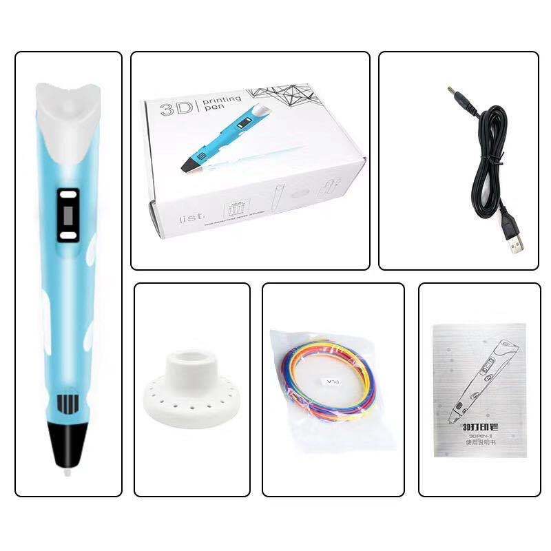 3D Printing Pen Kit – Starter Set w/ Filament (USB Powered)