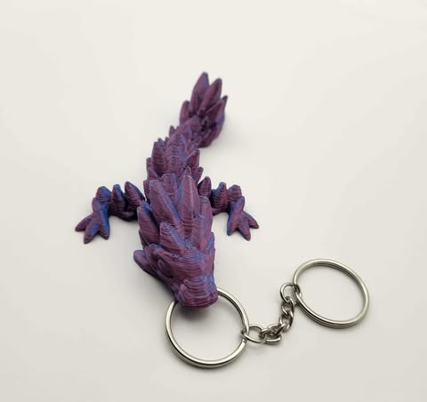 Gemstone Tadling Keychain