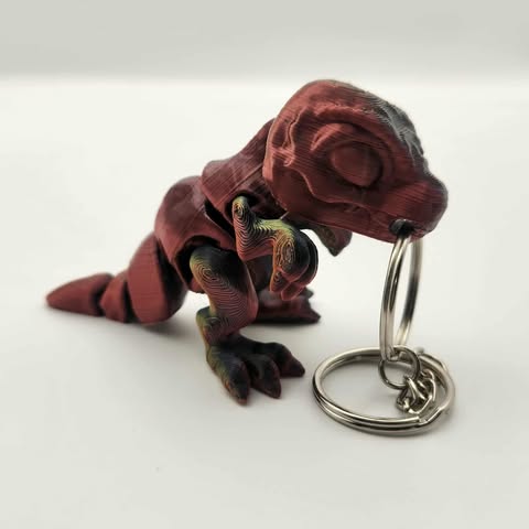 Tiny Trex Keychain