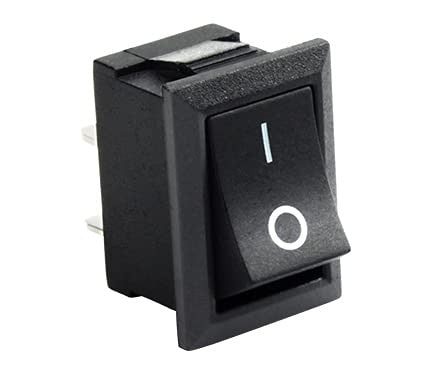 DaierTek Mini ON and Off Rocker Switch 12V 20A T85 2 Pin