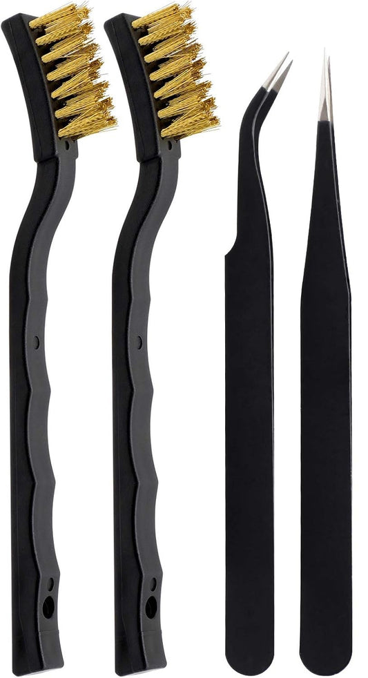 Tweezers/brush kit