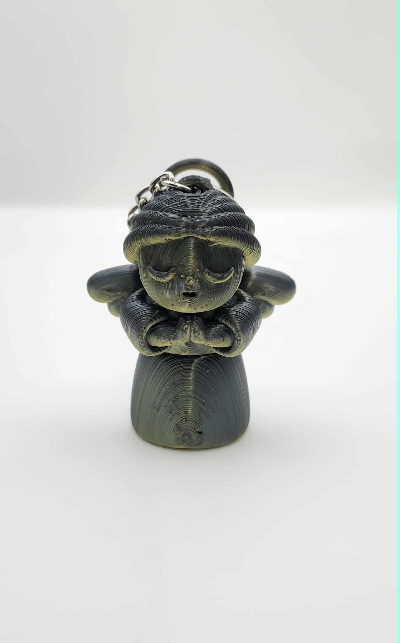 Angel Praying Halo Keychain