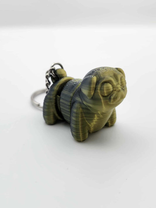 Pug Keychain