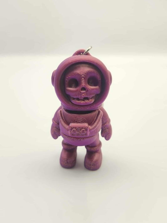 Skeleton Astronaut Keychain