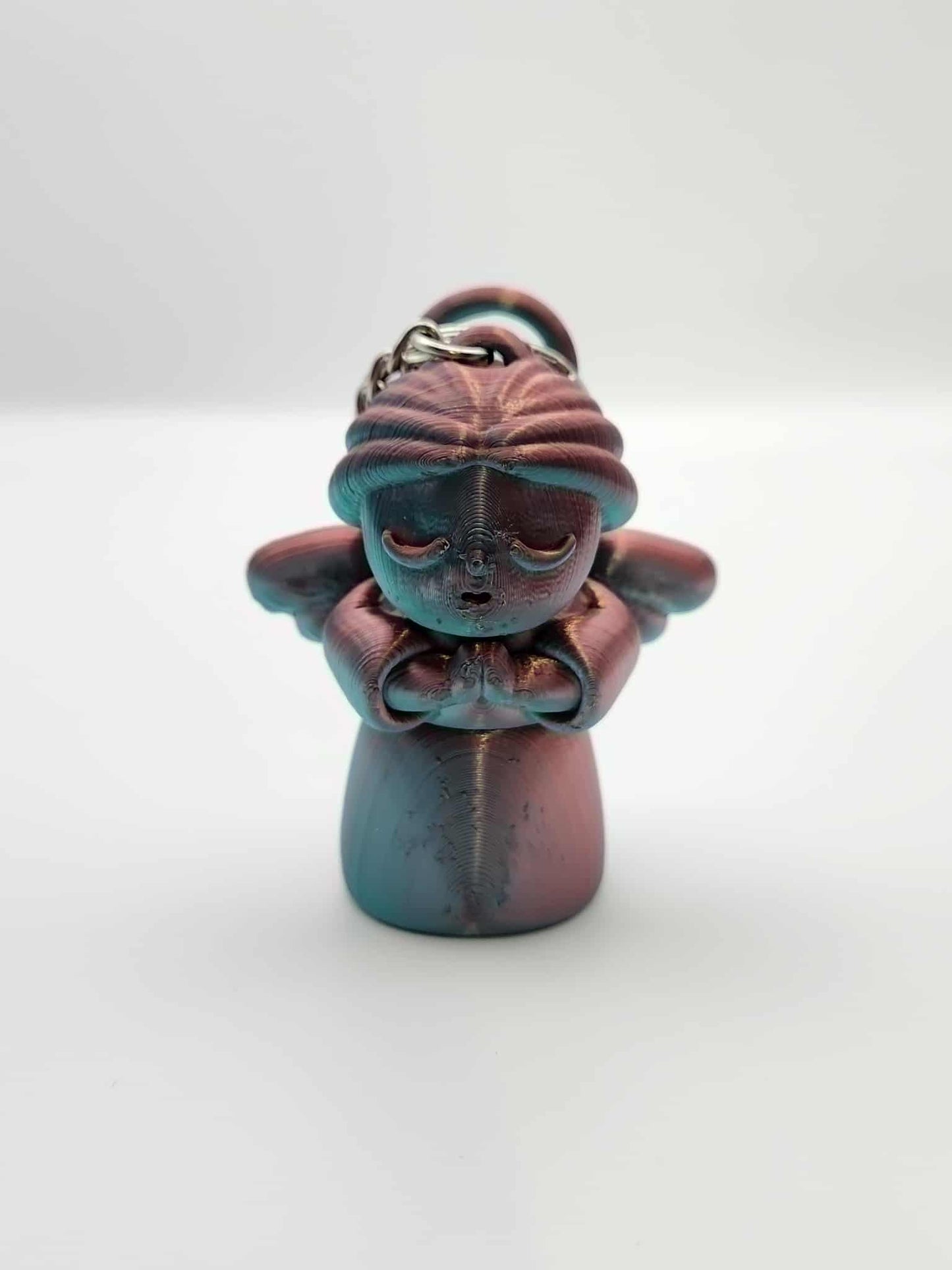 Angel Praying Halo Keychain