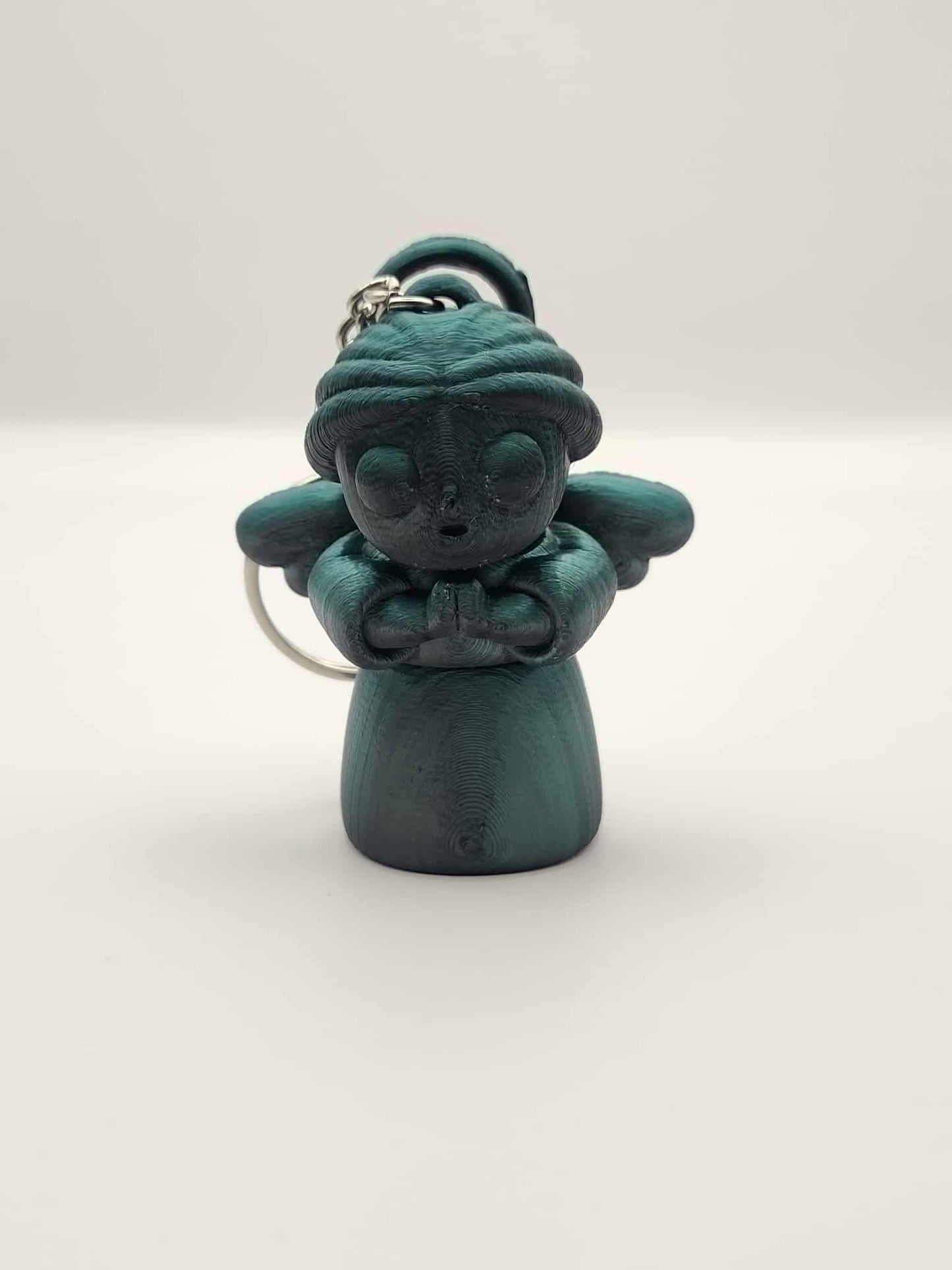 Angel Praying Halo Keychain