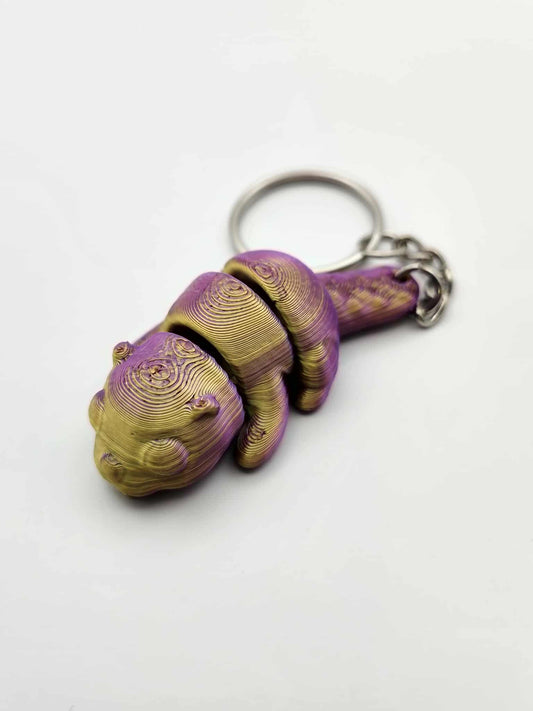 Male Beaver Keychain