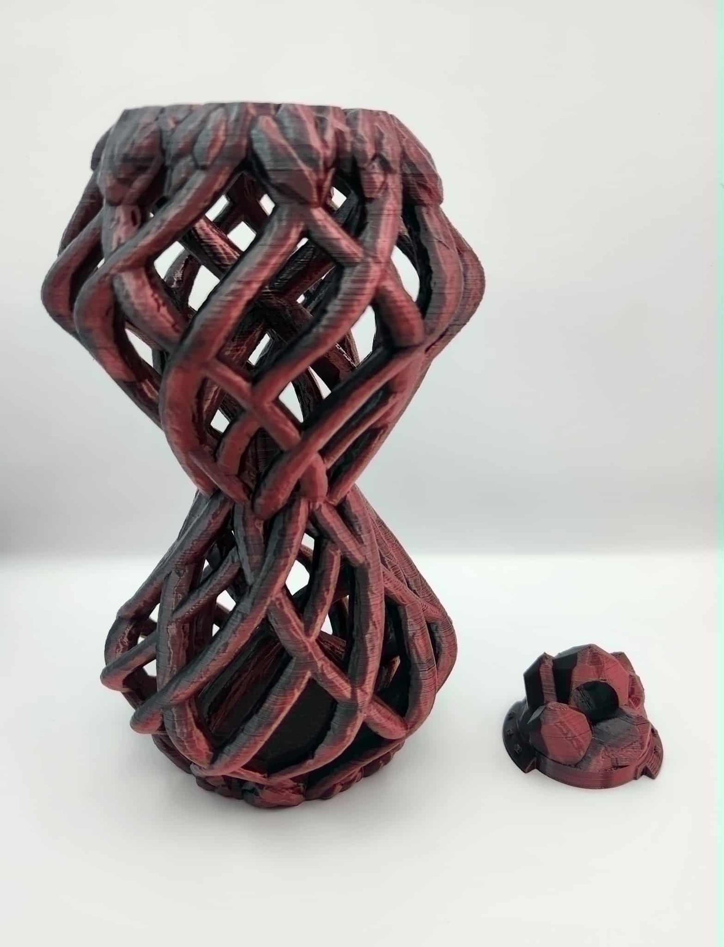 Twisted Hour Glass Dice Tower