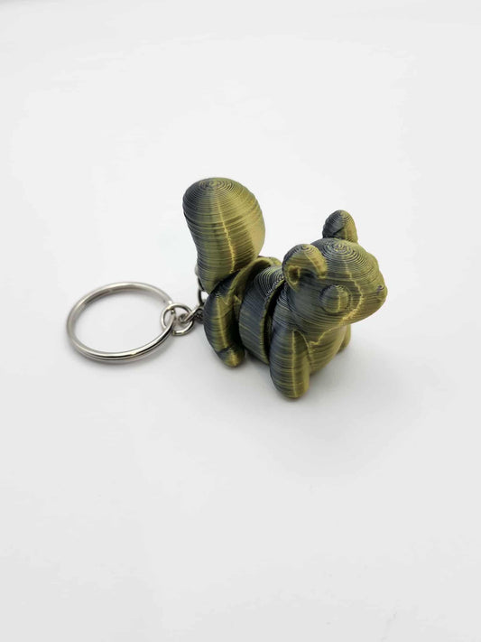 Baby Squirrel Keychain