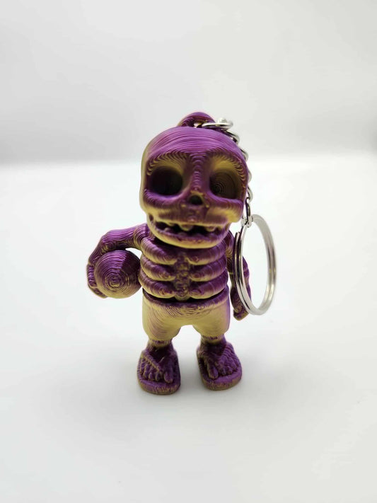 Summer Skeleton Keychain