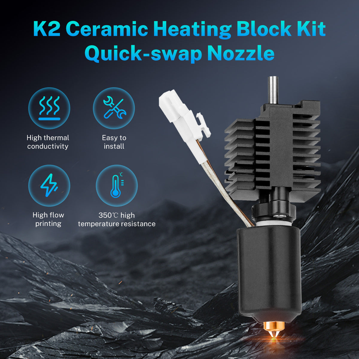 Creality K2 Plus  Hot End